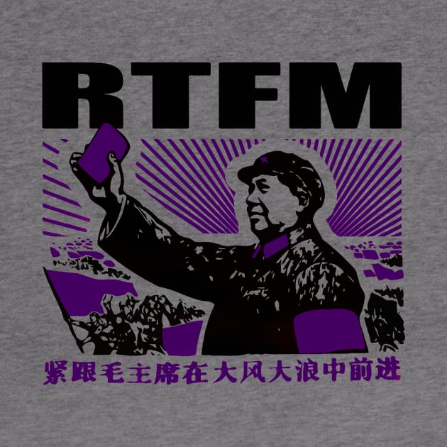 RTFM Mao Little Red (purple) Book by WellRed